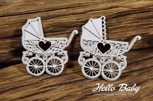 Tekturka Hello Baby - Wózki warstwowe - małe 35531 SnipArt