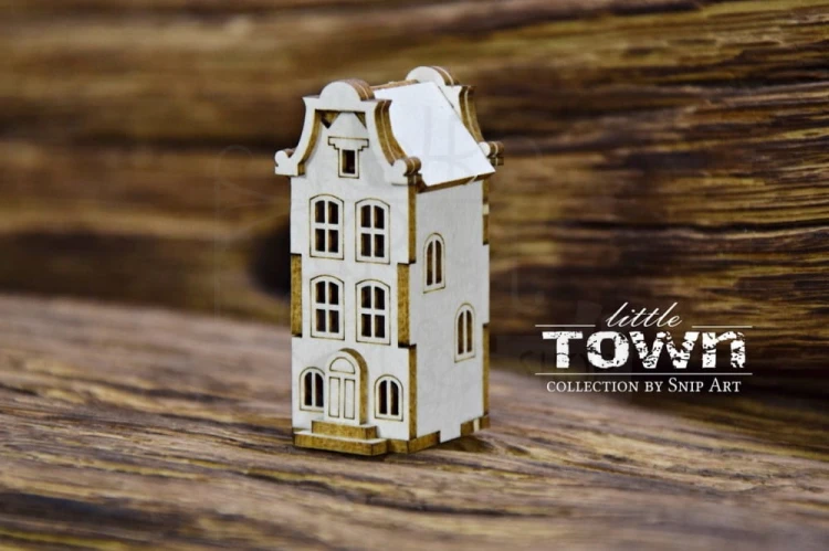 Tekturka Little Town - Mini kamieniczka 11 3D 14880 SnipArt