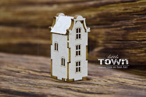 Tekturka Little Town - Mini kamieniczka 11 3D 14880 SnipArt