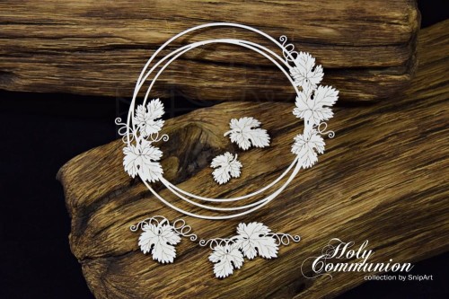 Tekturka Holy Communion - Ramka - koło 24414 SnipArt