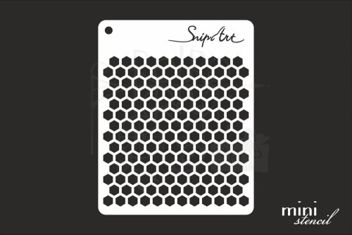 Szablon maska 8x10 Mini Stencil - Plaster Miodu 28475 SnipArt