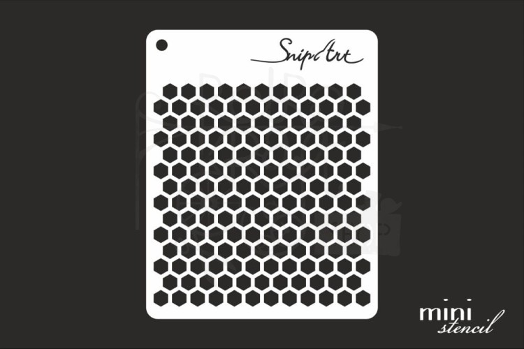 Szablon maska 8x10 Mini Stencil - Plaster Miodu 28475 SnipArt
