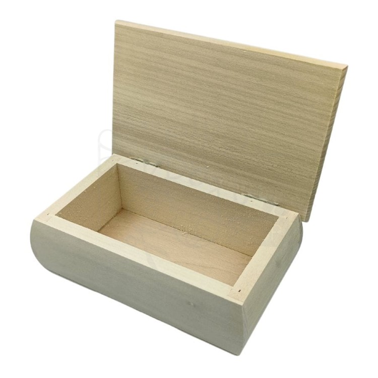 Pudełko drewniane - szkatułka 14.5x9.5x5.7cm