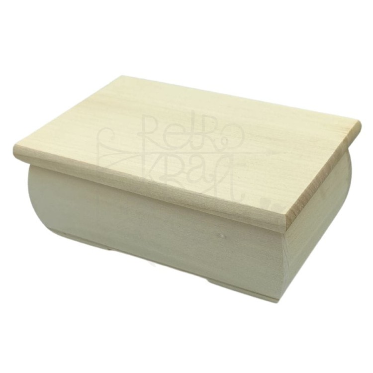 Pudełko drewniane - szkatułka 14.5x9.5x5.7cm