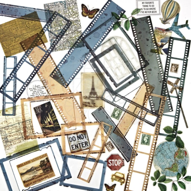 Ozdoby foliowe Wherever Acetate Assortment 45szt WHE26115 49 and Market