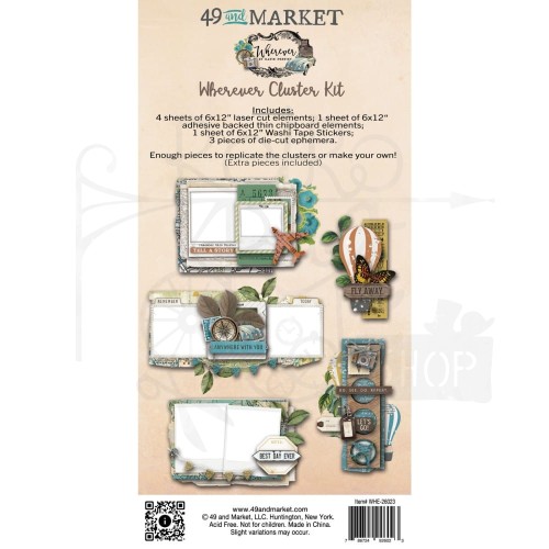 Zestaw 15x30 Wherever Cluster Kit WHE26023 49 and Market