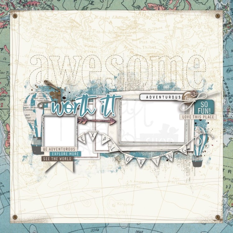 Zestaw 30x30 Wherever Page Kit WHE26016 49 and Market