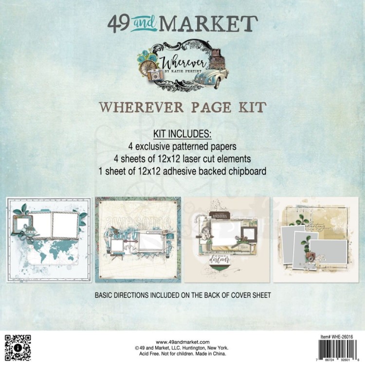 Zestaw 30x30 Wherever Page Kit WHE26016 49 and Market