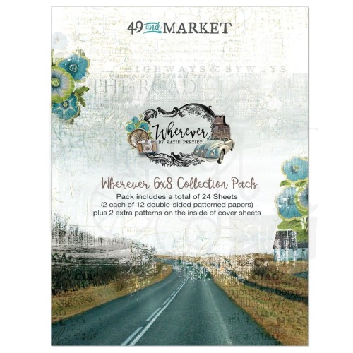 Zestaw papierów 15x20 Wherever 24 arkusze WHE25835 49 and Market