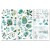 Rub-On Transfer 15x30 Color Swatch Teal 3 szt TCS26306 49 and Market