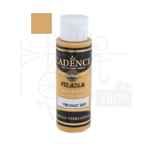 Farba akrylowa Premium oxide żółty 70ml P70-1750 Cadence