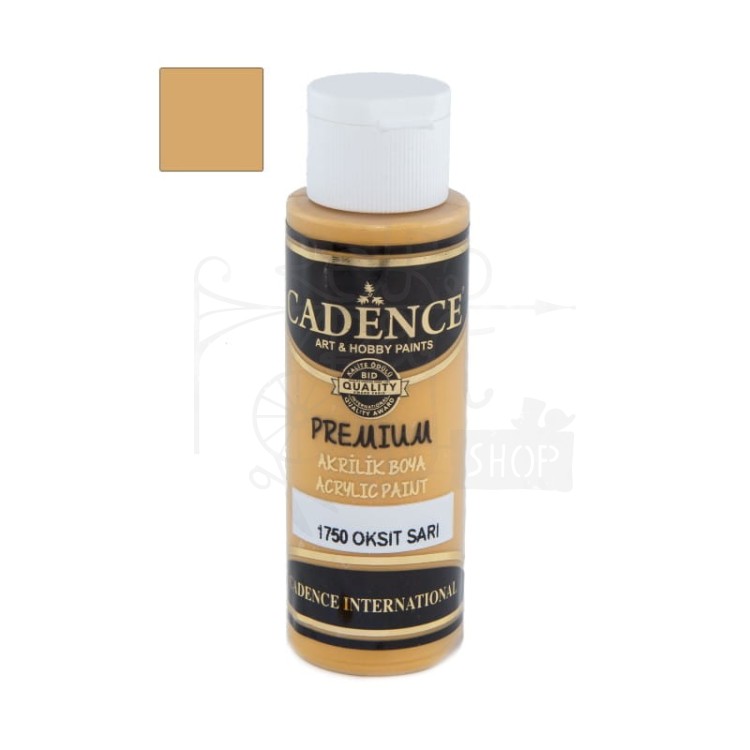 Farba akrylowa Premium oxide żółty 70ml P70-1750 Cadence