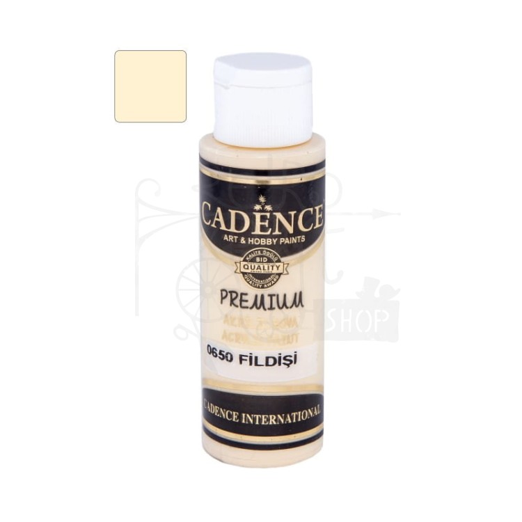 Farba akrylowa Premium kość słoniowa 70ml P70-0650 Cadence