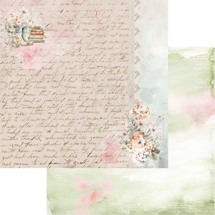Zestaw papierów do scrapbookingu 30x30 Soul of Spring AA-SOS-07 Alchemy of Art