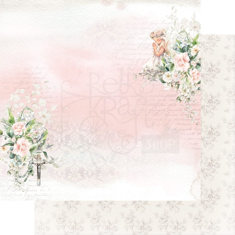 Zestaw papierów do scrapbookingu 20x20 First Holy Communion Pierwsza Komunia AA-FHC-08 Alchemy of Art