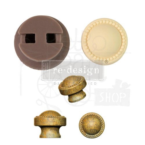 Foremka silikonowa Gałka Meblowa Pearl Inlay 668884 Prima