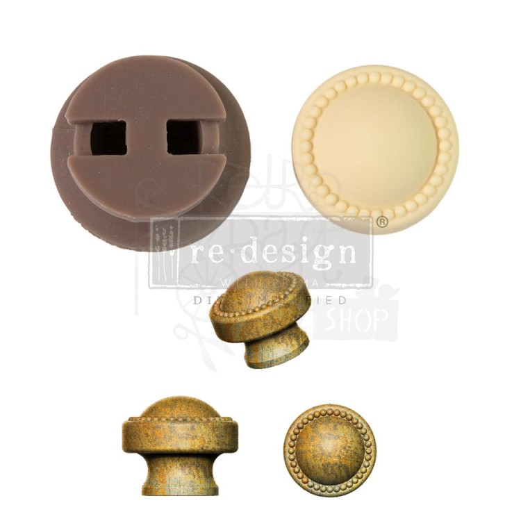 Foremka silikonowa Gałka Meblowa Pearl Inlay 668884 Prima