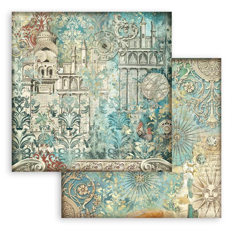 Zestaw papierów do scrapbookingu 20x20 Sir Vagabond in Fantasy World Tła SBBS99 Stamperia
