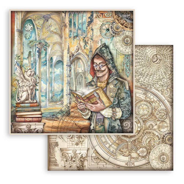 Zestaw papierów do scrapbookingu 20x20 Sir Vagabond in Fantasy World SBBS98 Stamperia