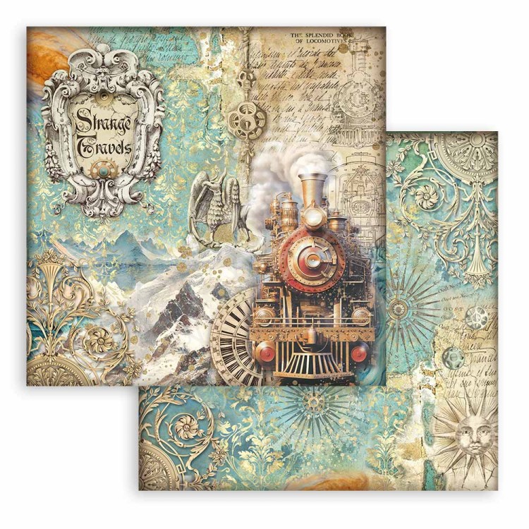Zestaw papierów do scrapbookingu 20x20 Sir Vagabond in Fantasy World SBBS98 Stamperia