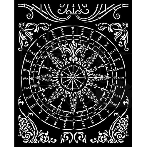 Szablon maska 20x25 Sir Vagabond in Fantasy World Rozeta KSTD157 Stamperia