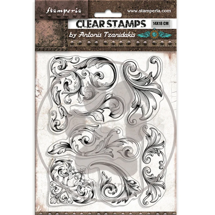 Stempel akrylowy 14x18cm Sir Vagabond in Fantasy World Greco WTK190 Stamperia