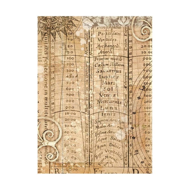Papier ryżowy A6 Sir Vagabond in Fantasy World Background tła 8szt DFSAK6016 Stamperia