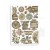 Papier washi A5 Sir Vagabond in Fantasy World zestaw 8 sztuk SBW03 Stamperia