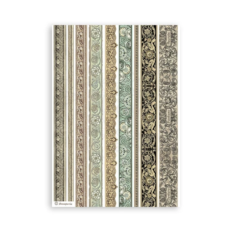 Papier washi A5 Sir Vagabond in Fantasy World zestaw 8 sztuk SBW03 Stamperia