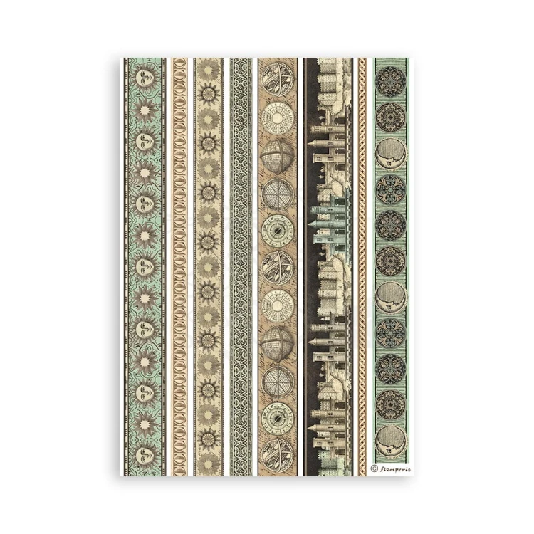 Papier washi A5 Sir Vagabond in Fantasy World zestaw 8 sztuk SBW03 Stamperia