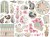 Ozdoby kształty tekturowe Die Cuts Orchids &amp; Cats DFLDC93 Stamperia