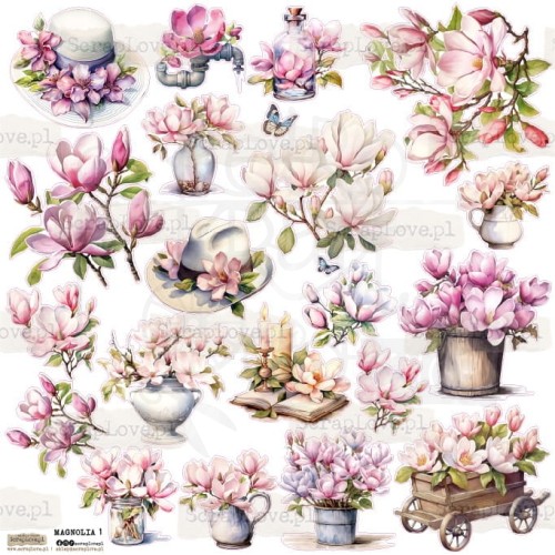 Naklejki do scrapbookingu i art journalingu Magnolia ScrapLove