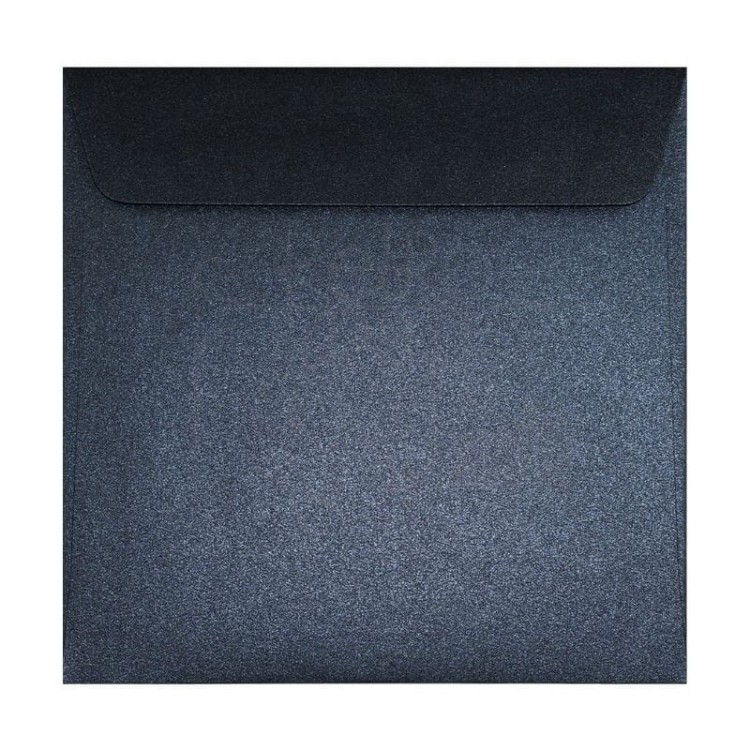 Koperta ozdobna 17x17cm Sirio Pearl Shiny Blue granatowa Netuno