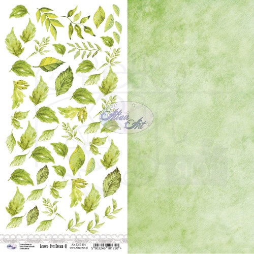 Papier 15x30 Ever Dream Leaves 01 Listki Alt-LVS-101 AltairArt