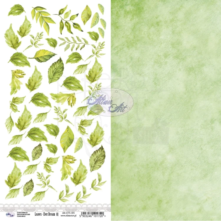 Papier 15x30 Ever Dream Leaves 01 Listki Alt-LVS-101 AltairArt