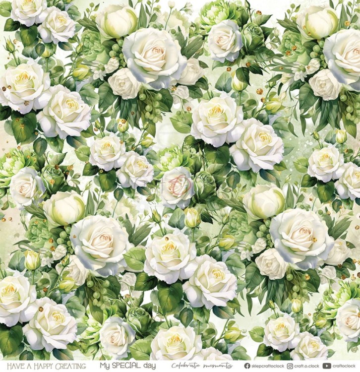 Zestaw papierów do scrapbookingu 30x30 A Day To Remember CC-C63-ADR-00 Craft O’Clock