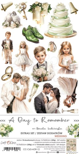 Zestaw dodatków 15x30 A Day To Remember Wedding CC-C63-ADR-12 Craft O’Clock