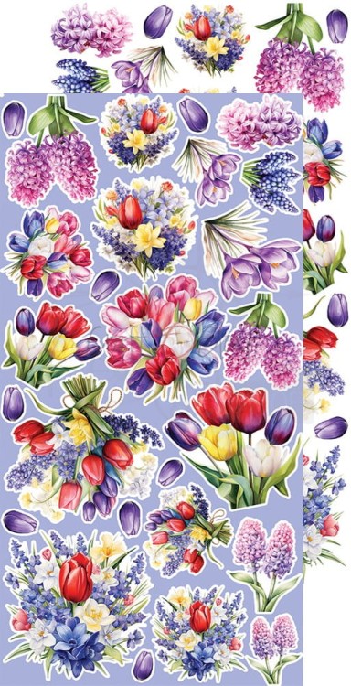 Zestaw dodatków 15x30 Tulip Love Flowers CC-C64-TL-11 Craft O’Clock