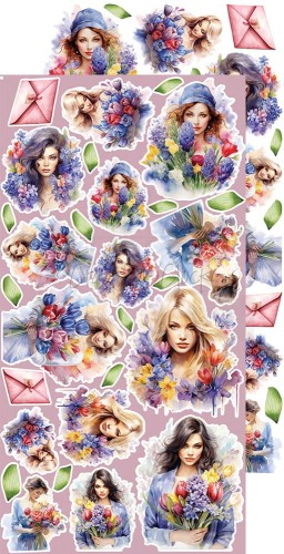 Zestaw dodatków 15x30 Tulip Love Tulip CC-C64-TL-12 Craft O’Clock