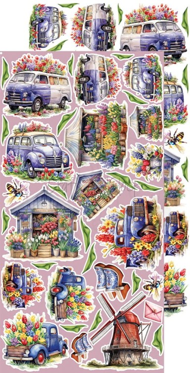 Zestaw dodatków 15x30 Tulip Love Tulip CC-C64-TL-12 Craft O’Clock