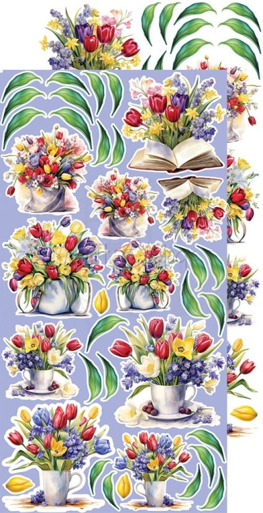 Zestaw dodatków 15x30 Tulip Love Mix CC-C64-TL-13 Craft O’Clock
