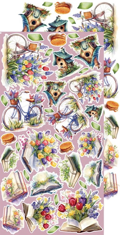 Zestaw dodatków 15x30 Tulip Love Mix CC-C64-TL-13 Craft O’Clock
