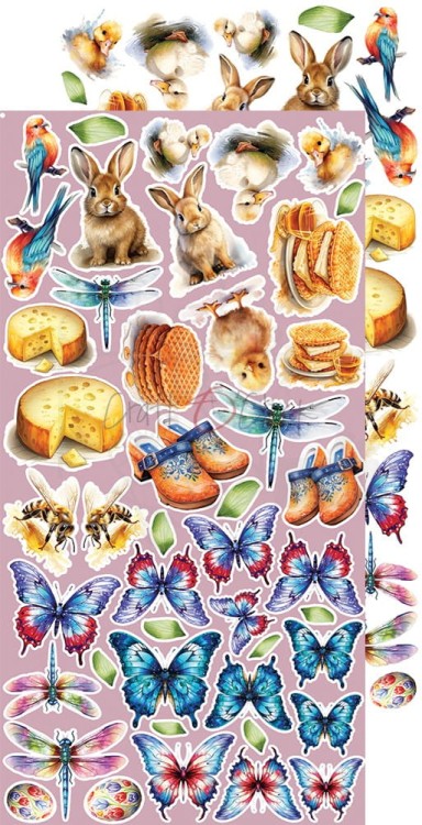 Zestaw dodatków 15x30 Tulip Love Mix CC-C64-TL-13 Craft O’Clock