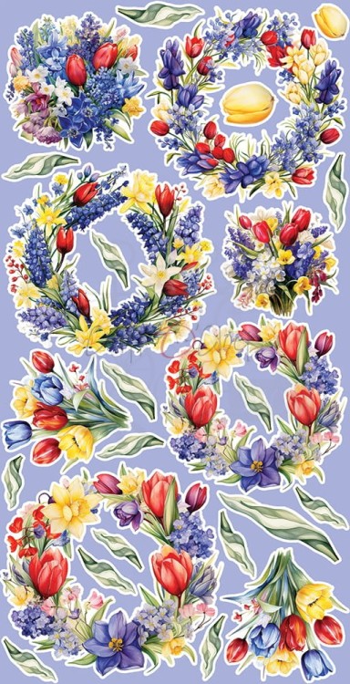 Zestaw dodatków 15x30 Tulip Love Mix CC-C64-TL-13 Craft O’Clock