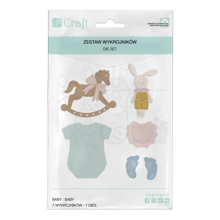 Zestaw wykrojników - Baby 7szt JCMA-224 dpCraft