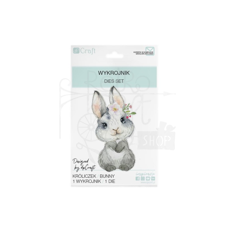 Wykrojnik - Króliczek 4.3cmx7.8cm JCMA-147 dpCraft