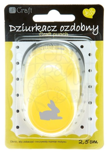 Dziurkacz ozdobny 2.5cm królik JCDZ-110-054 dpCraft