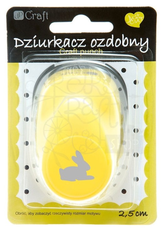 Dziurkacz ozdobny 2.5cm królik JCDZ-110-054 dpCraft
