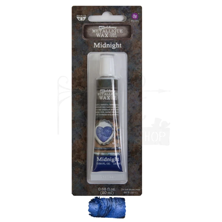 Wosk metaliczny Midnight Finnabair Art Alchemy Metallique Wax 20ml 969875 Prima
