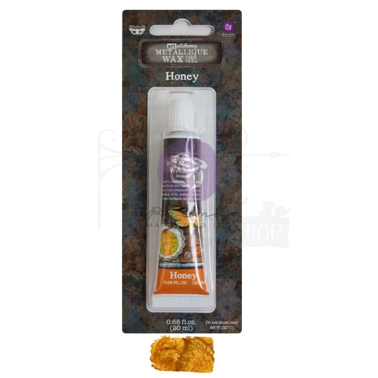 Wosk metaliczny Honey Finnabair Art Alchemy Metallique Wax 20ml 969837 Prima